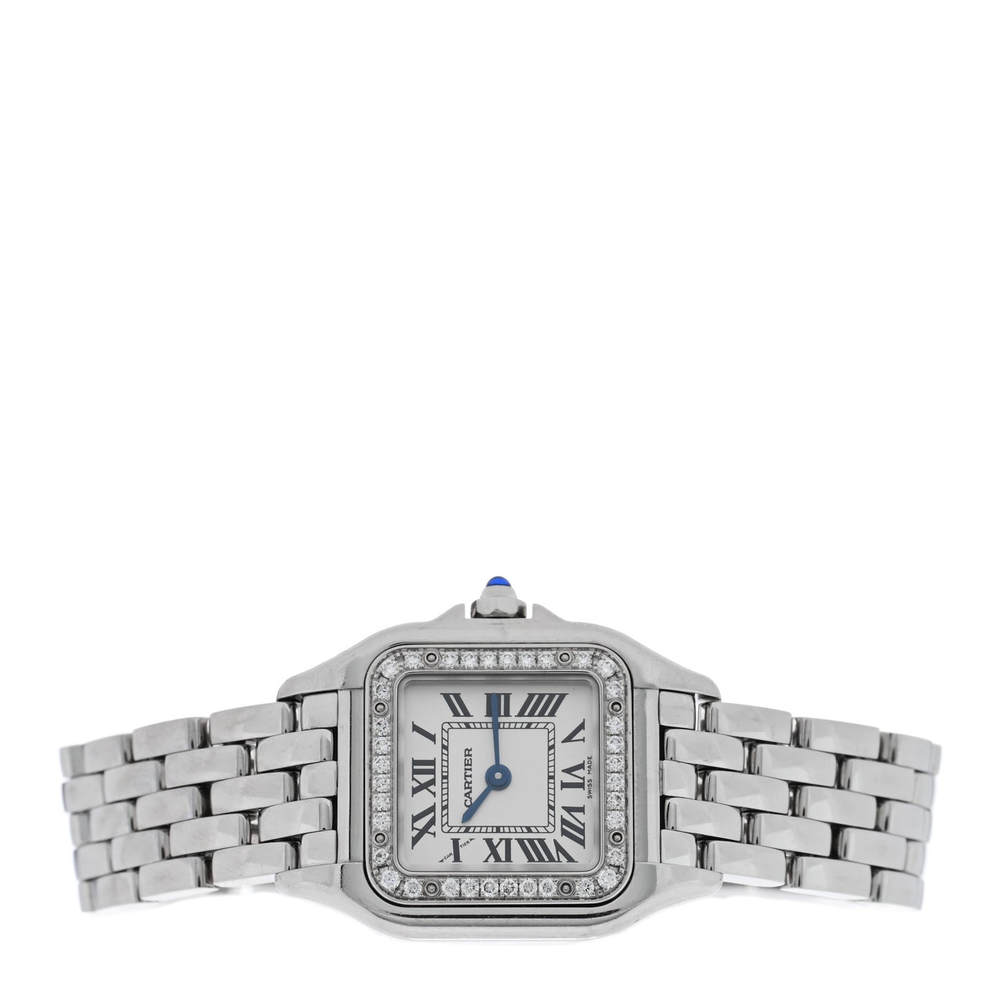 Stainless Steel Diamond 22mm Panthere Quartz Watch