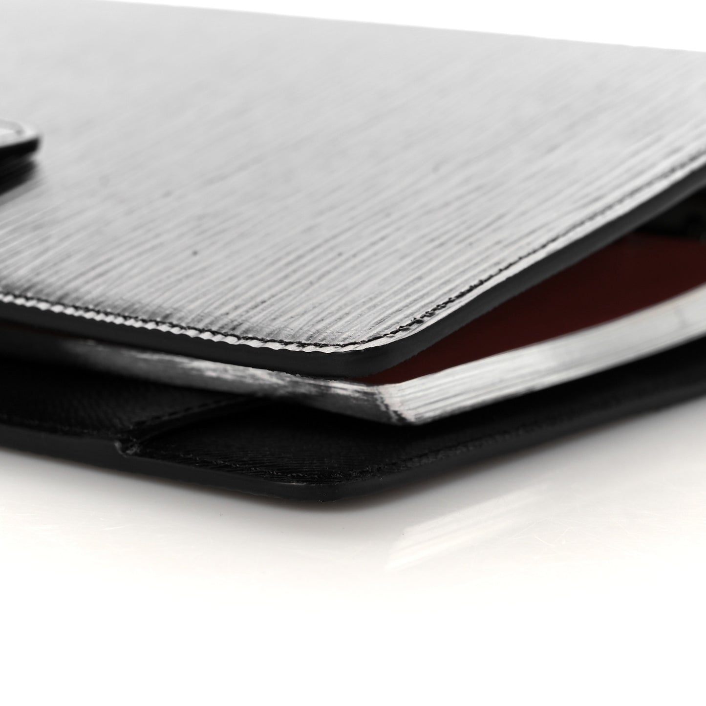 Epi Medium Ring Agenda Cover Black