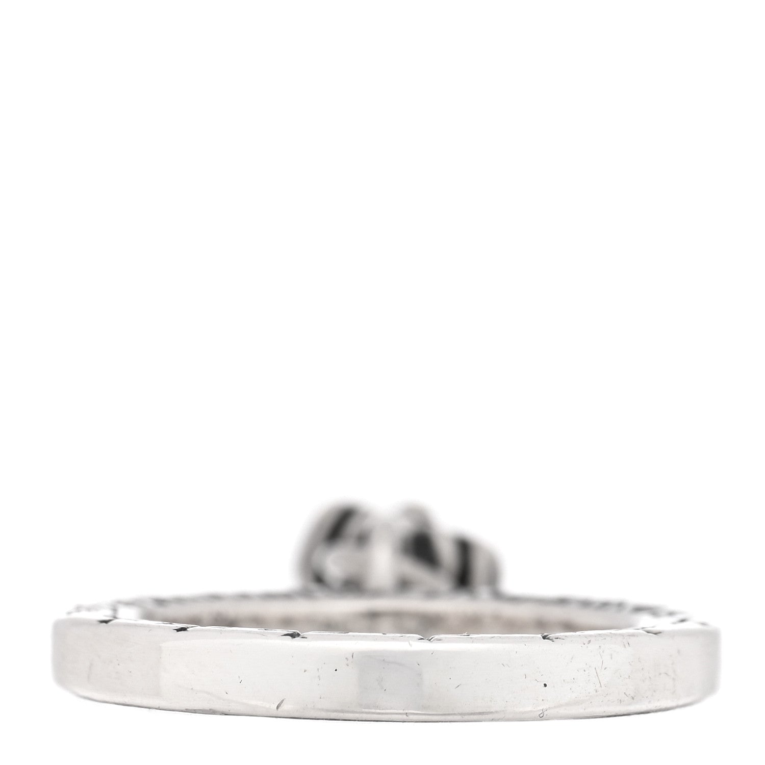 Chrome Hearts Sterling Silver Cross Charm Ring 50 5.25 3 of 4