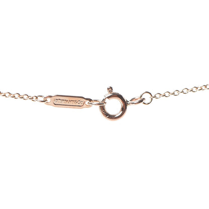 Tiffany 18K Rose Gold Diamond Mini Heart Pendant Necklace 6 of 8