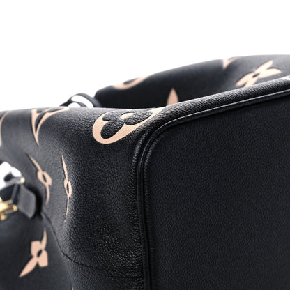 Louis Vuitton Empreinte Monogram Giant Neonoe MM Black Beige 8 of 11