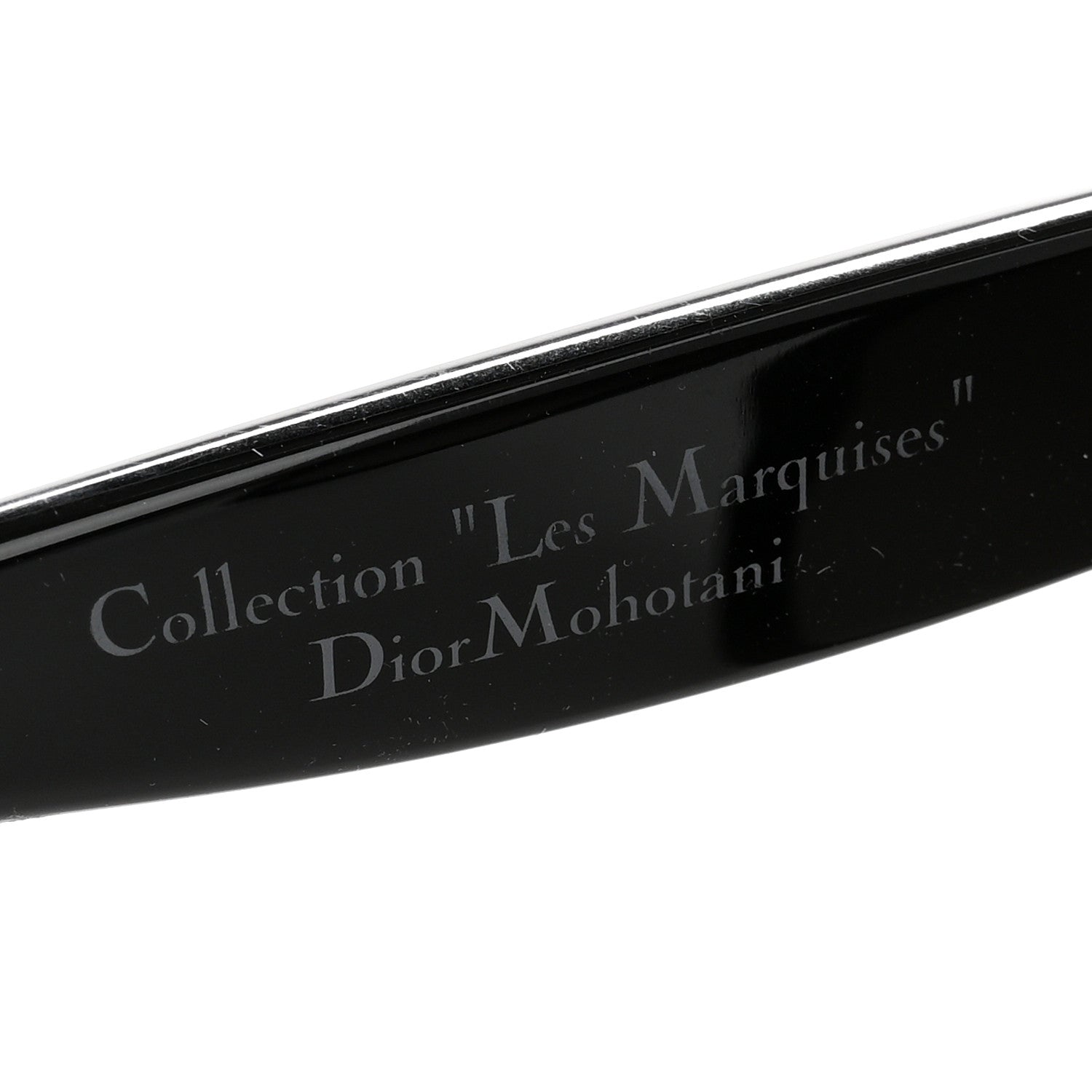 Christian Dior Acrylic Les Marquises Mohotani Sunglasses Black 7 of 10