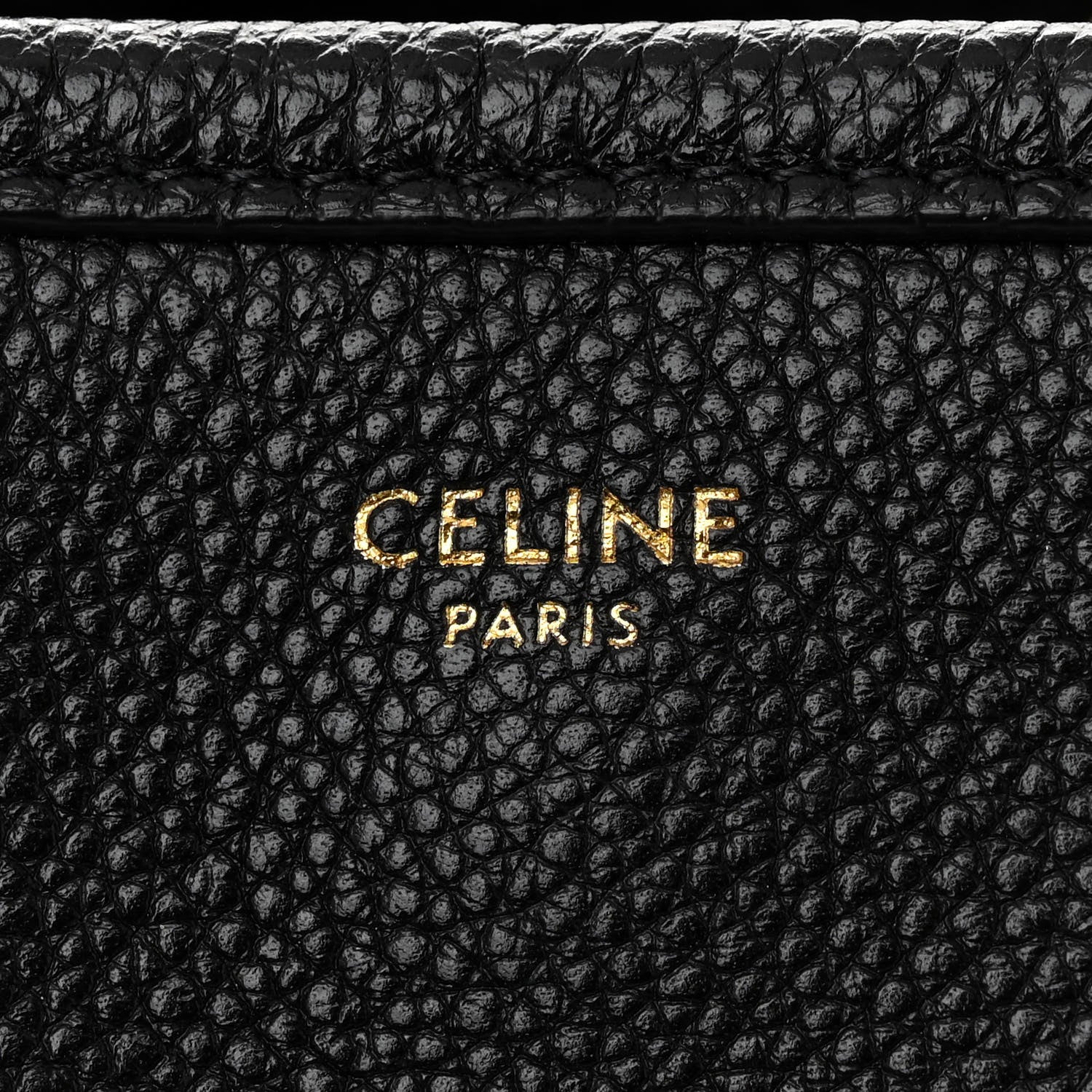 Celine Grained Calfskin Small Folded Cabas Black 6 of 10