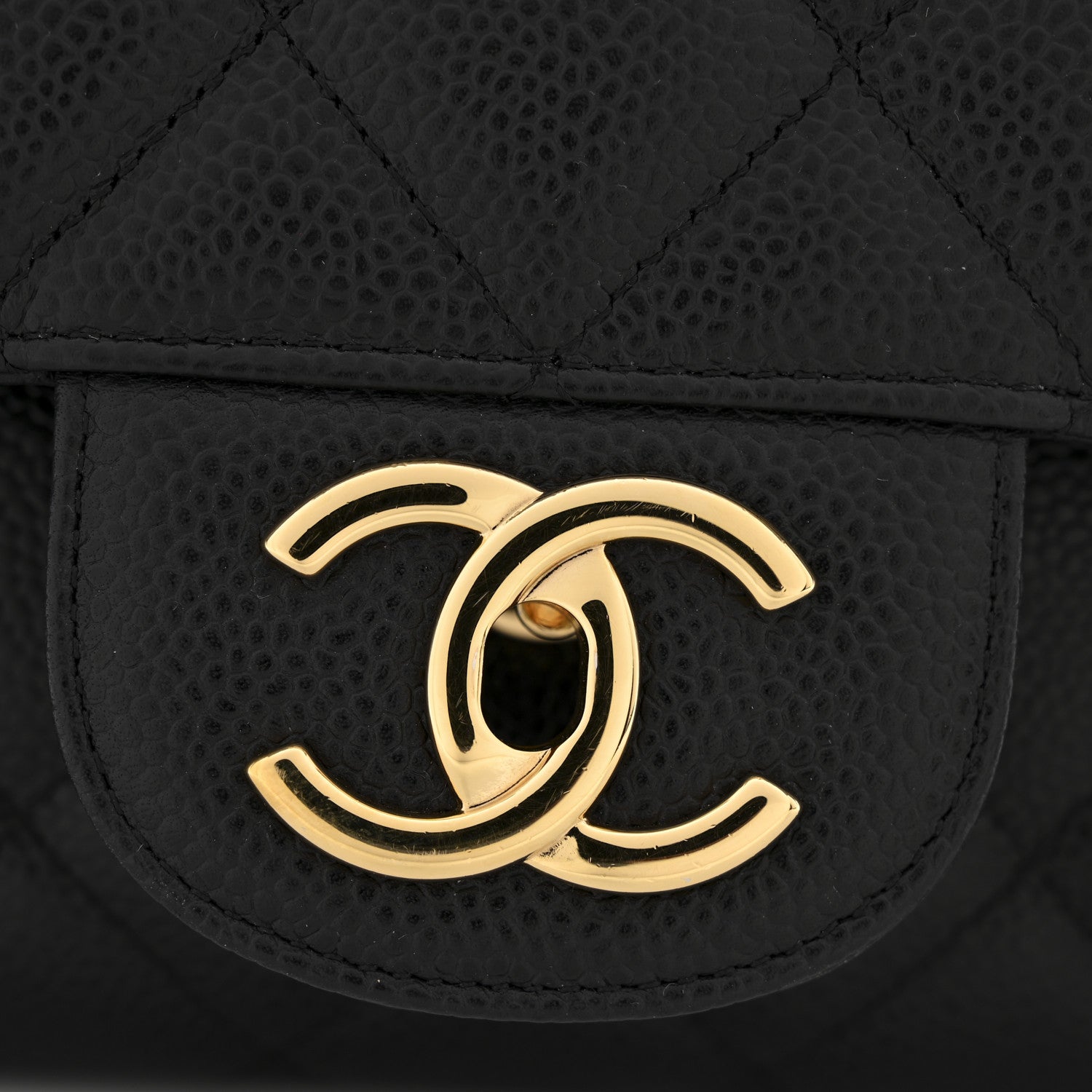 Chanel Caviar Quilted Maxi Double Flap Black 11 of 12