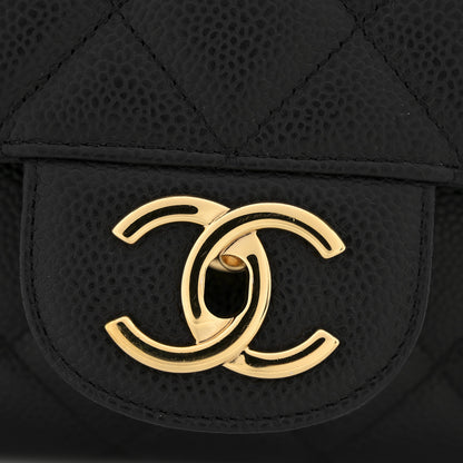 Chanel Caviar Quilted Maxi Double Flap Black 11 of 12