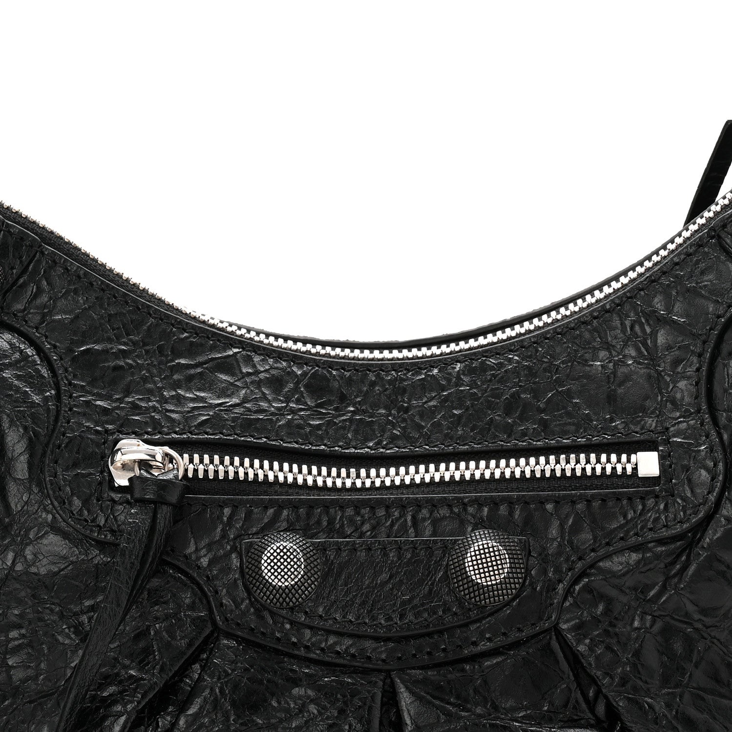Balenciaga Agneau Arena Small Le Cagole Shoulder Bag Black 17 of 21