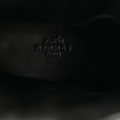 Hermes Calfskin Harper Ankle Boots 37.5 Black 7 of 9