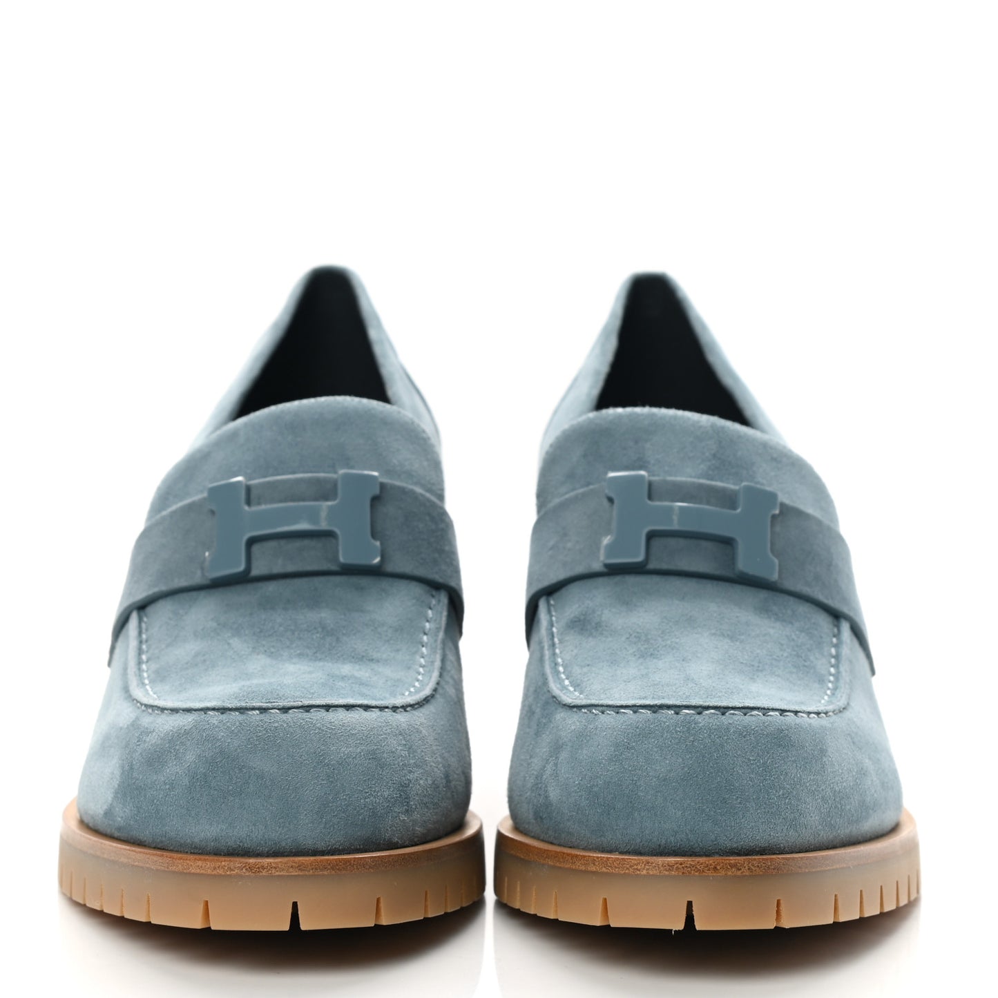 Suede Goatskin Womens Foch 60 Pump 39 Bleu Pinede