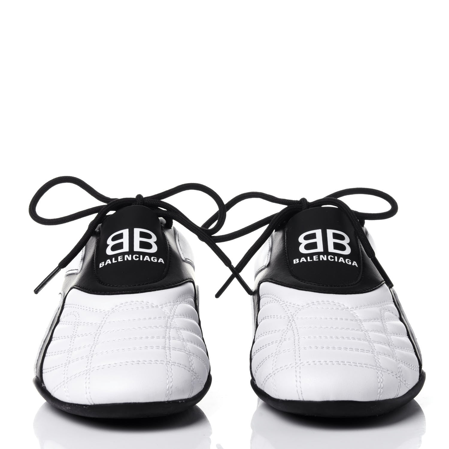 Balenciaga Polyurethane Womens Zen Sneakers 37 White Black 2 of 11