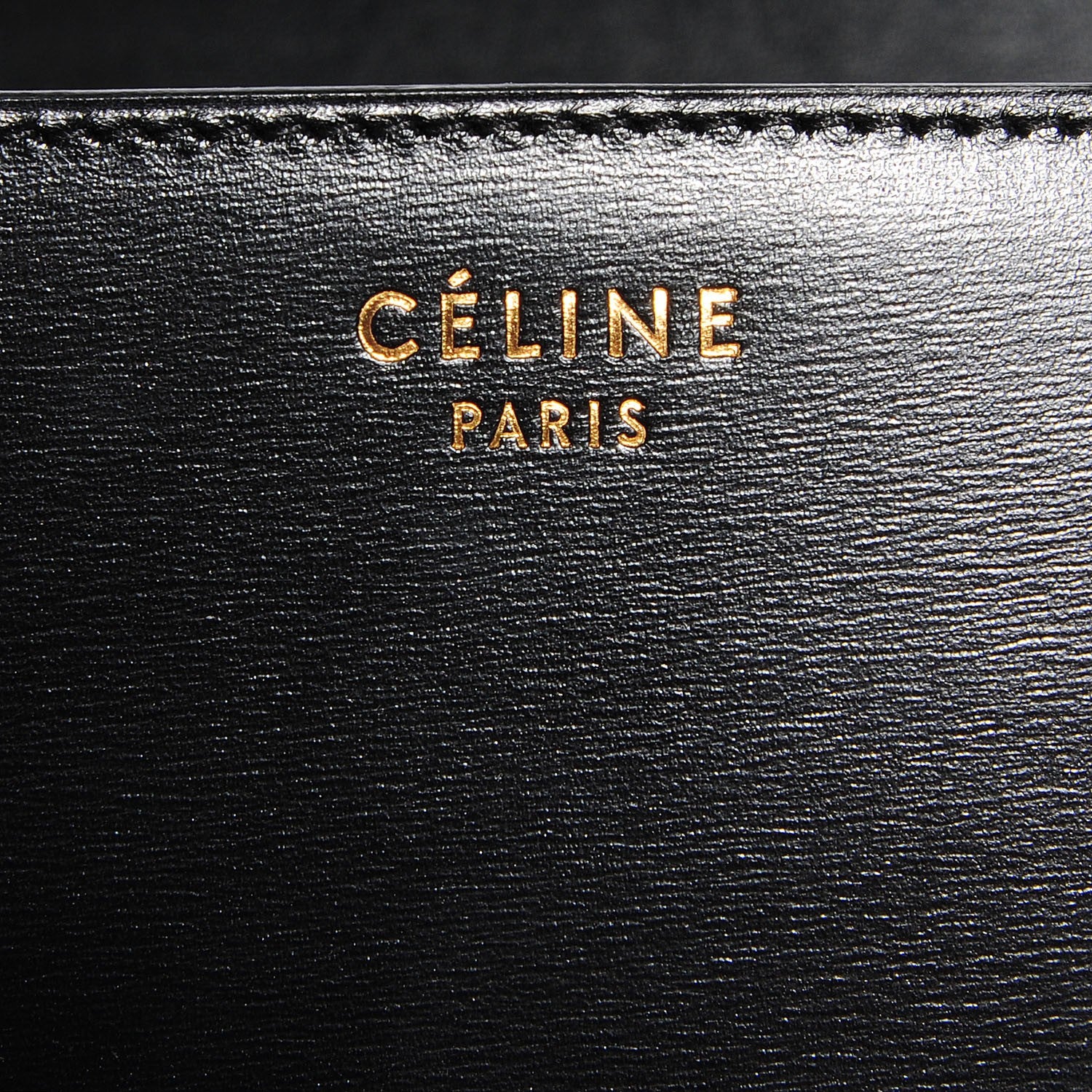 Celine Box Calfskin Medium Classic Box Flap Bag Black 6 of 11