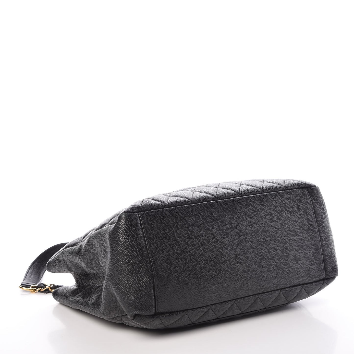 Caviar Quilted Grand Shopping Tote GST Black