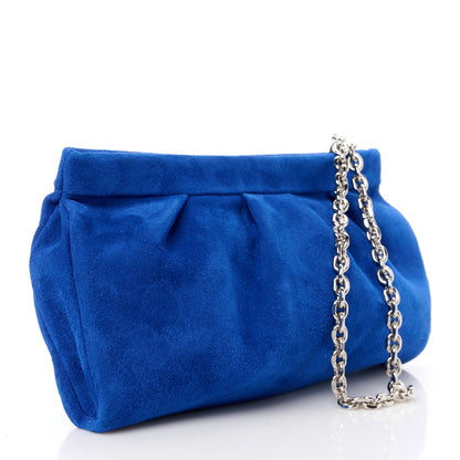 Jimmy Choo Suede Clutch Blue 3 of 10