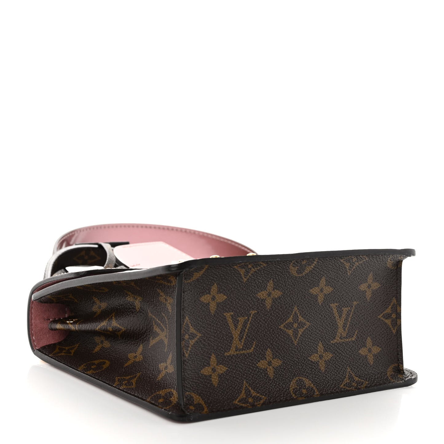 Louis Vuitton Vernis Monogram Spring Street Rose Pale Metallise Rose Ballerine