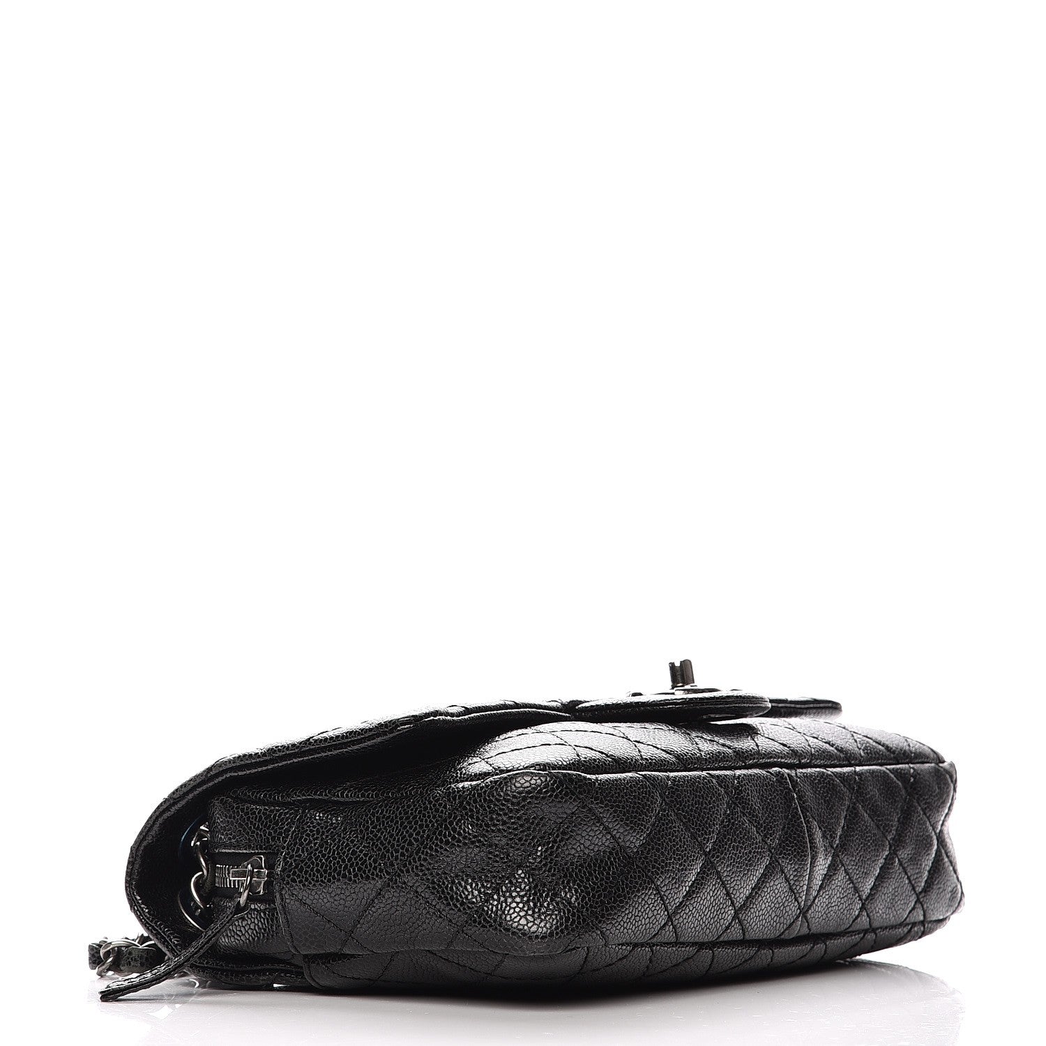 Chanel Iridescent Caviar Quilted Small Chic Flap Black 4 of 11