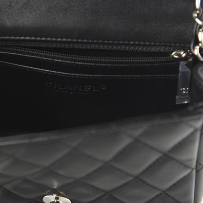 Chanel Lambskin Quilted Mini Square Flap Black 9 of 10