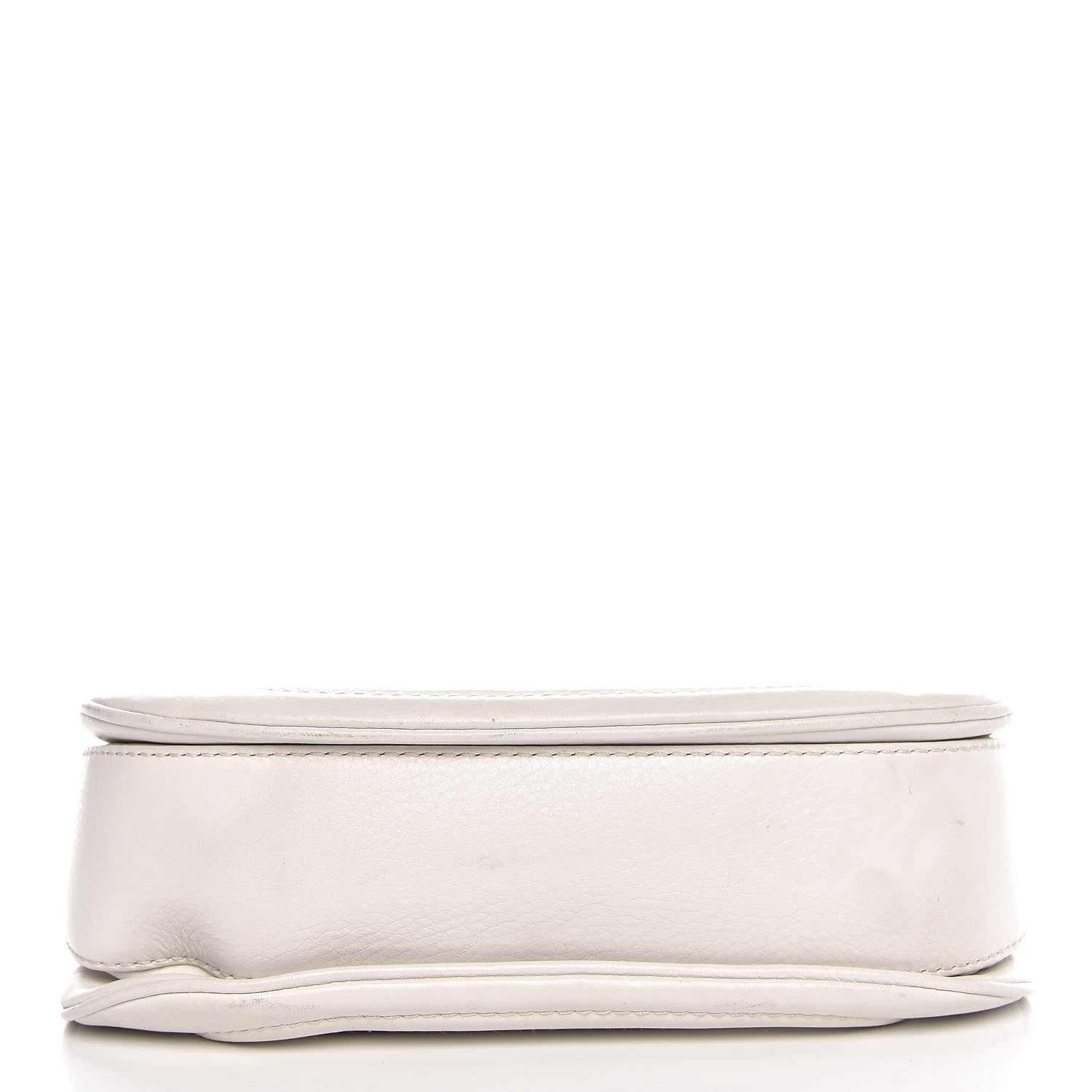 Gucci Calfskin Medium New Bamboo Top Handle Bag White 12 of 16