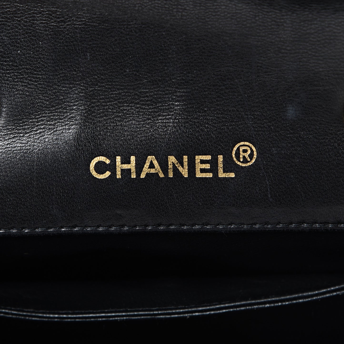 Lambskin Quilted Single Flap White Black