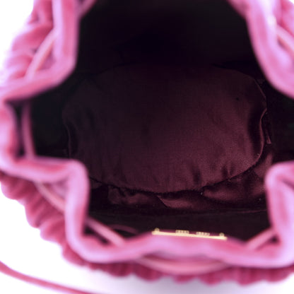 Miu Miu Velluto Matelasse Bucket Bag Bruyere 4 of 8