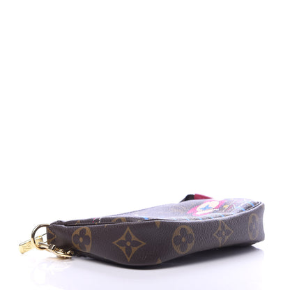 Louis Vuitton Monogram 2020 Christmas Animation Roller Coaster Mini Pochette Accessories Pivoine 4 of 7