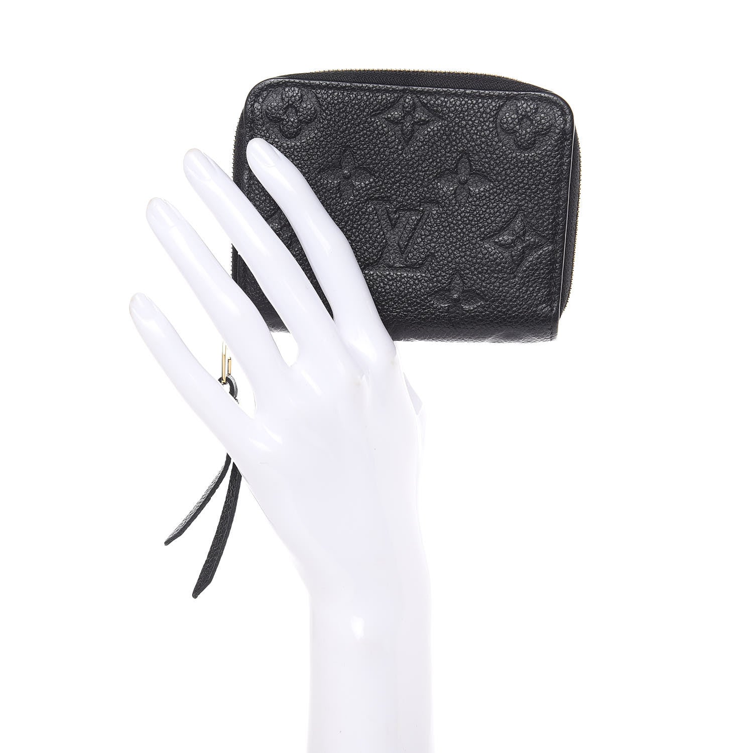 Louis Vuitton Empreinte Zippy Coin Purse Black 2 of 8