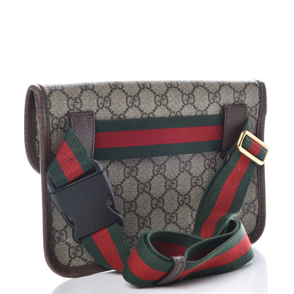 Gucci GG Supreme Monogram Neo Vintage Web Belt Bag Brown 3 of 15