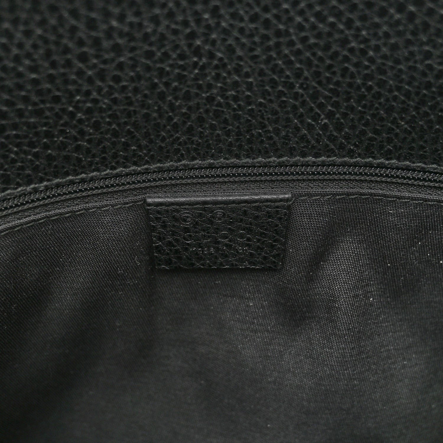 Gucci Calfskin Large Gifford Braided Handle Tote Black 6 of 9
