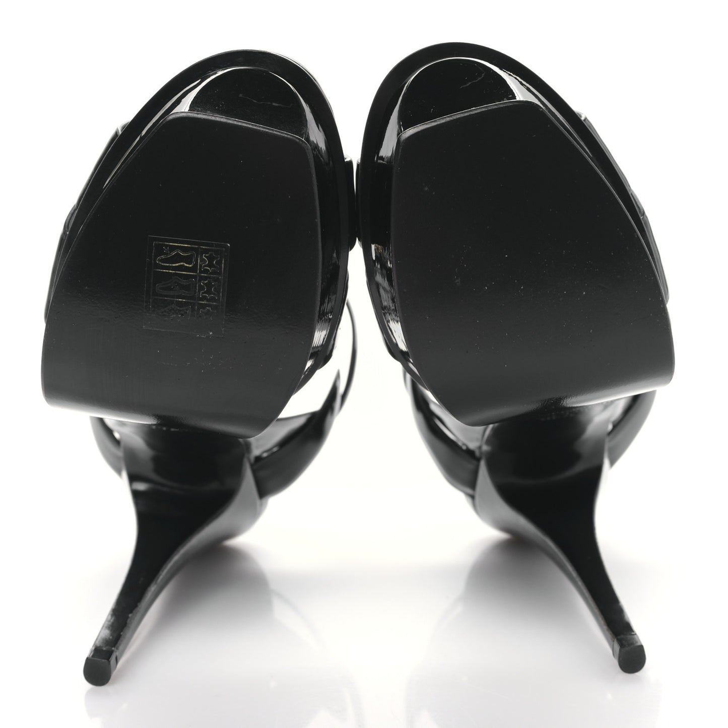Patent Tribute 105 Platform Sandals 35.5 Black