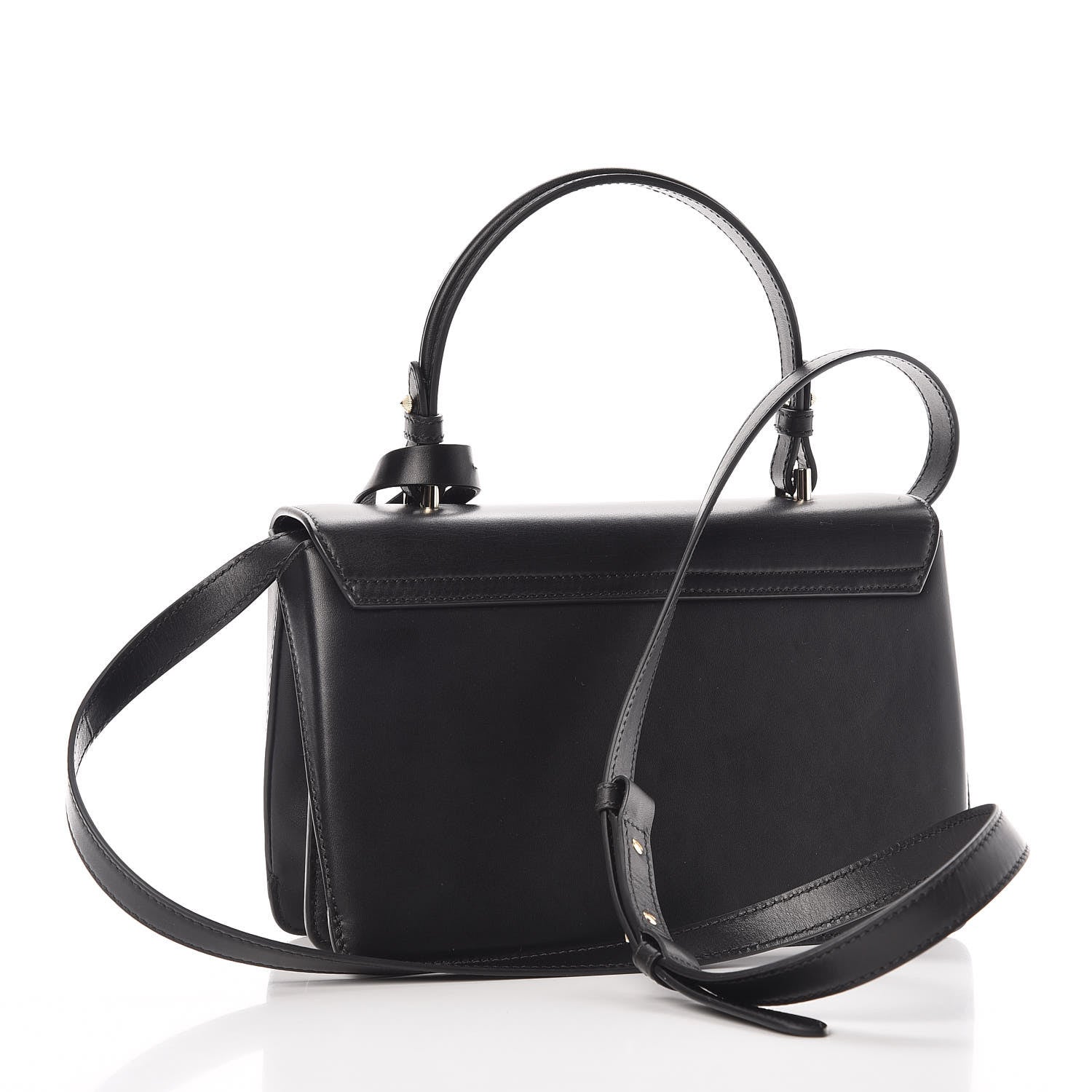 Versace Calfskin Small DV One Black 3 of 7