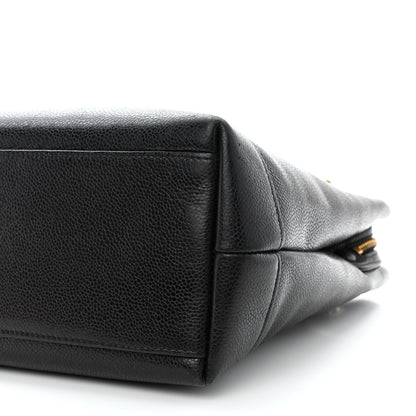 Chanel Caviar Large CC Shoulder Bag Black 15 of 17