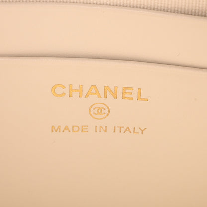 Chanel Caviar Quilted Classic Clutch With Chain White 6 of 11