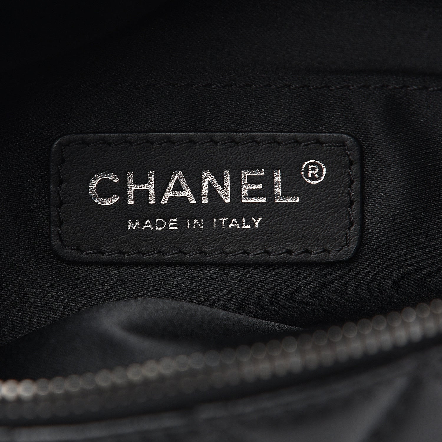 Chanel Lambskin Quilted Banane Waist Bag Fanny Pack Black 5 of 8