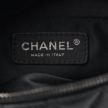 Chanel Lambskin Quilted Banane Waist Bag Fanny Pack Black 5 of 8