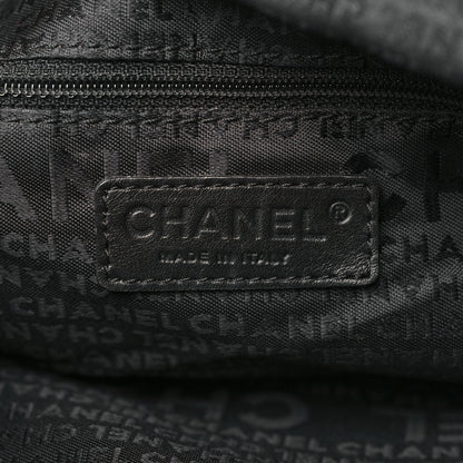 Chanel Calfskin Square Stitched Tassel Bag Black 6 of 9