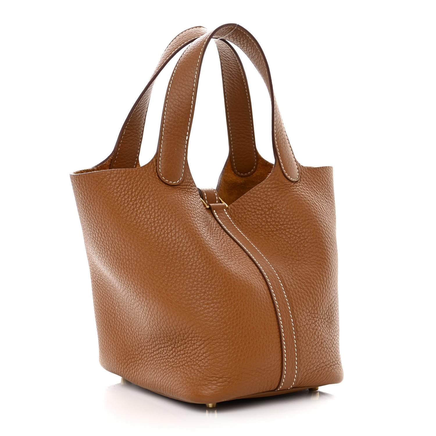 Hermes Taurillon Clemence Picotin Lock 18 PM Gold 3 of 10