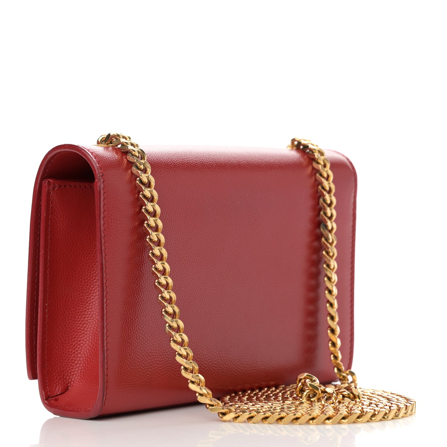 Grain De Poudre Small Monogram Kate Satchel Red