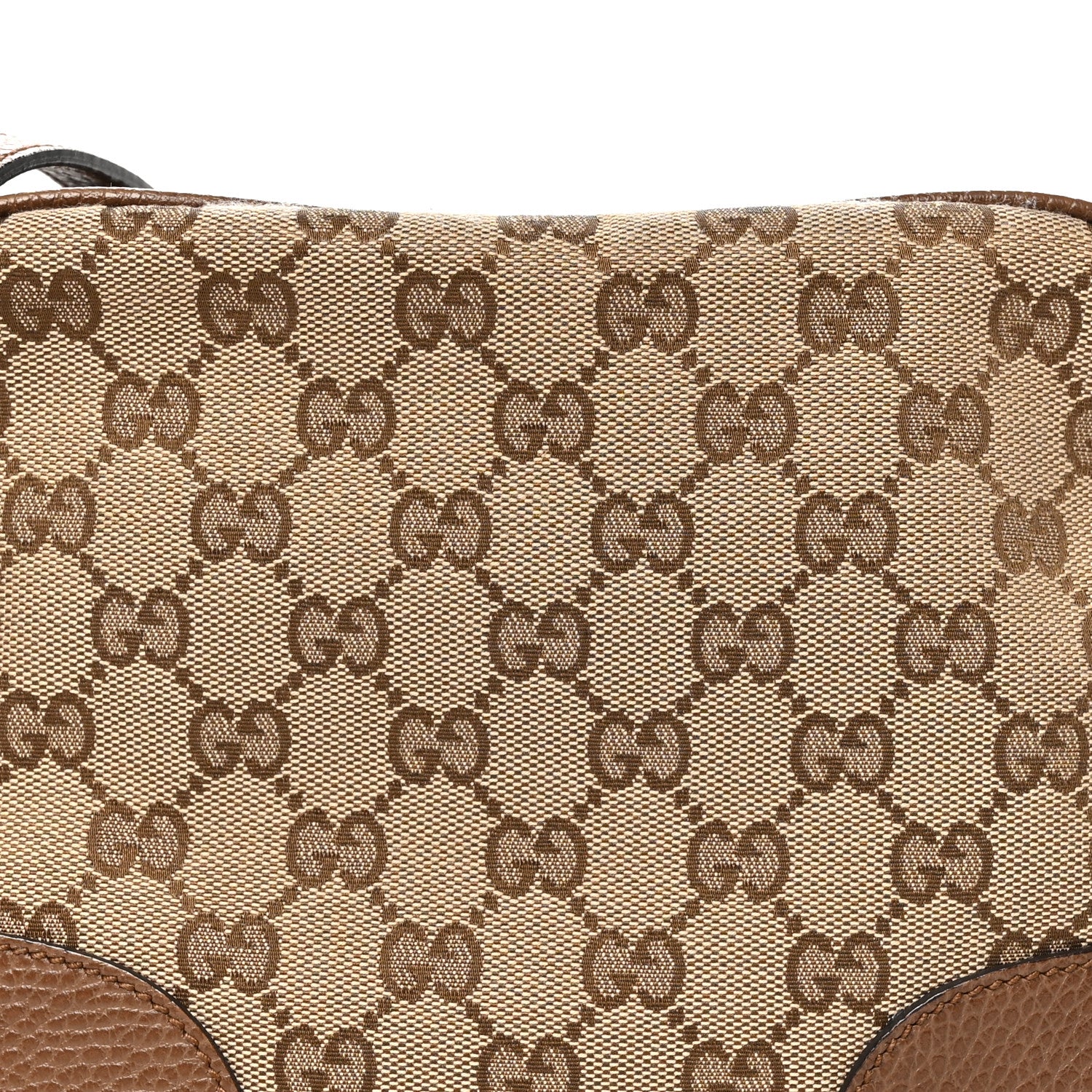 Gucci Monogram Mini Bree Messenger Bag Beige Tabacco 8 of 10
