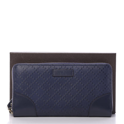 Gucci Hilary Lux Bright Diamante Zip Around Wallet Classic Marine 7 of 7