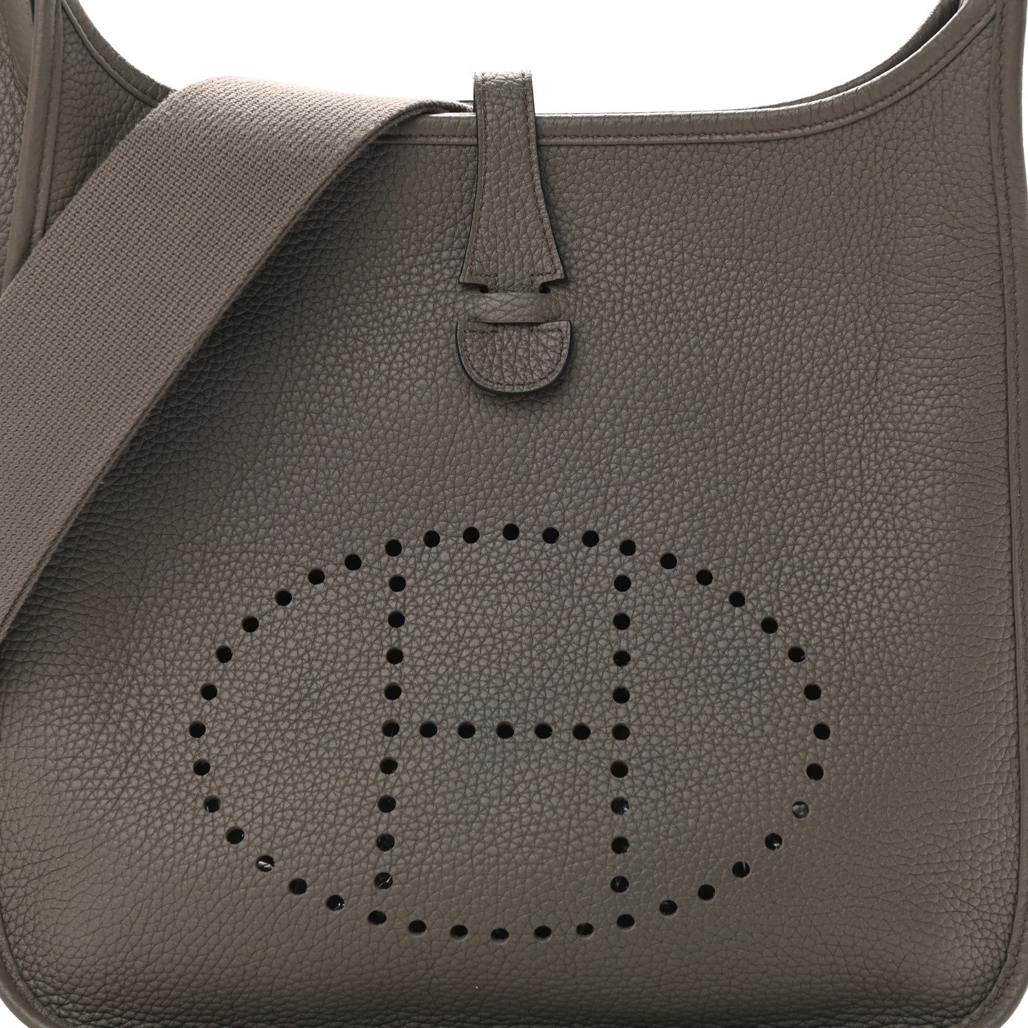 Hermes Taurillon Clemence Evelyne III PM Etain 8 of 11