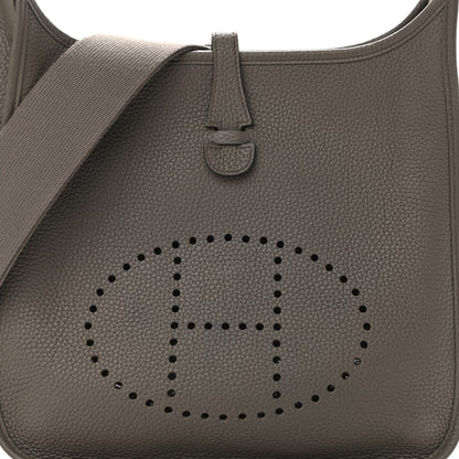 Hermes Taurillon Clemence Evelyne III PM Etain 8 of 11