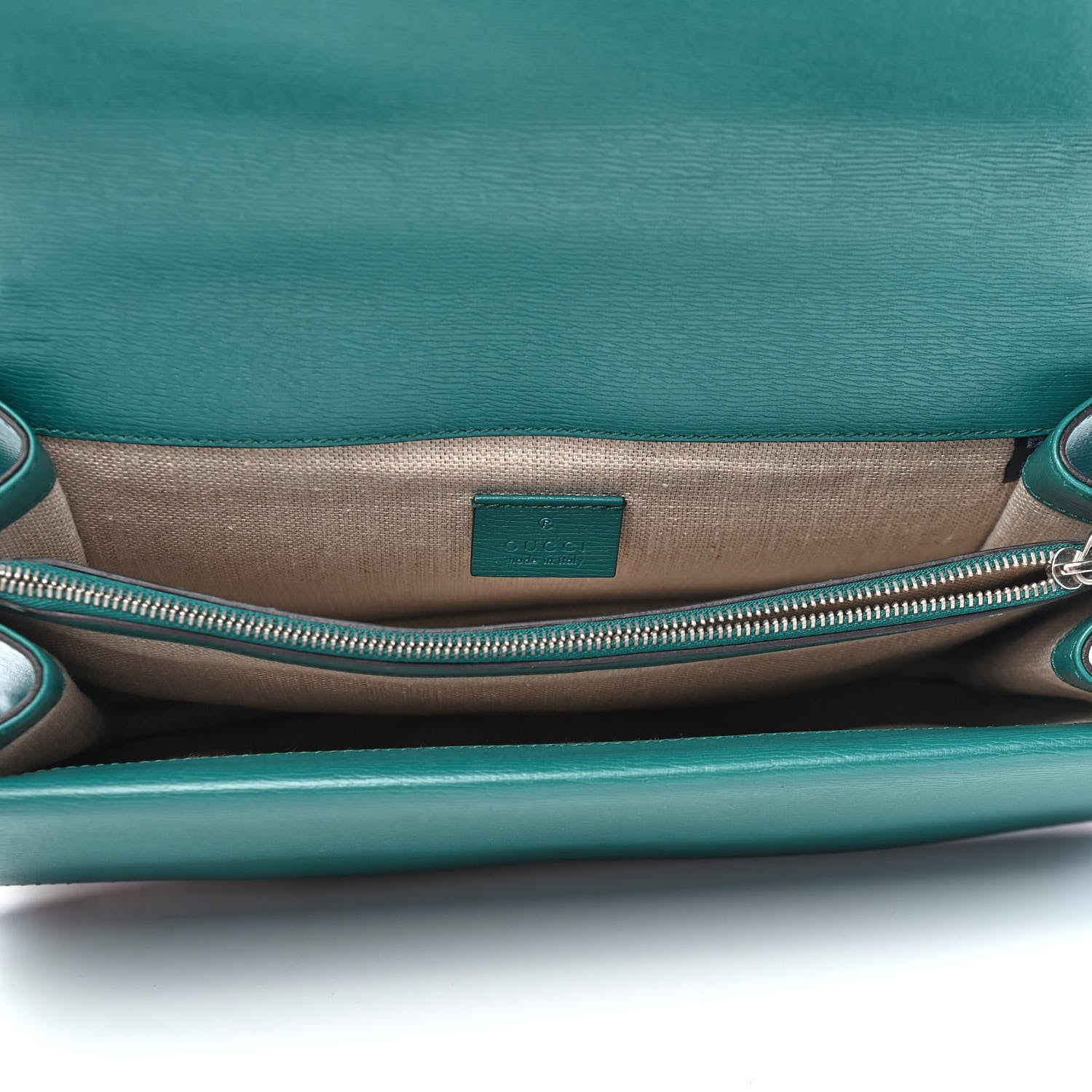 Gucci Calfskin Blooms Print Medium Dionysus Shoulder Bag Bright Emerald Multicolor 4 of 8