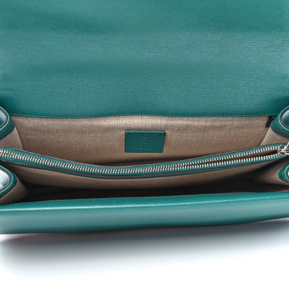 Gucci Calfskin Blooms Print Medium Dionysus Shoulder Bag Bright Emerald Multicolor 4 of 8