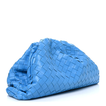 Bottega Veneta Nappa Maxi Intrecciato The Pouch Oversized Clutch Swimming Pool 3 of 11