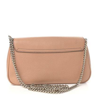 Gucci Pebbled Calfskin Medium Soho Flap Crossbody Camelia 3 of 10