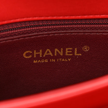 Chanel Lambskin Quilted Small Trendy CC Flap Dual Handle Bag Red 7 of 10