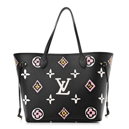 Louis Vuitton Monogram Giant Wild At Heart Neverfull MM Black 3 of 11