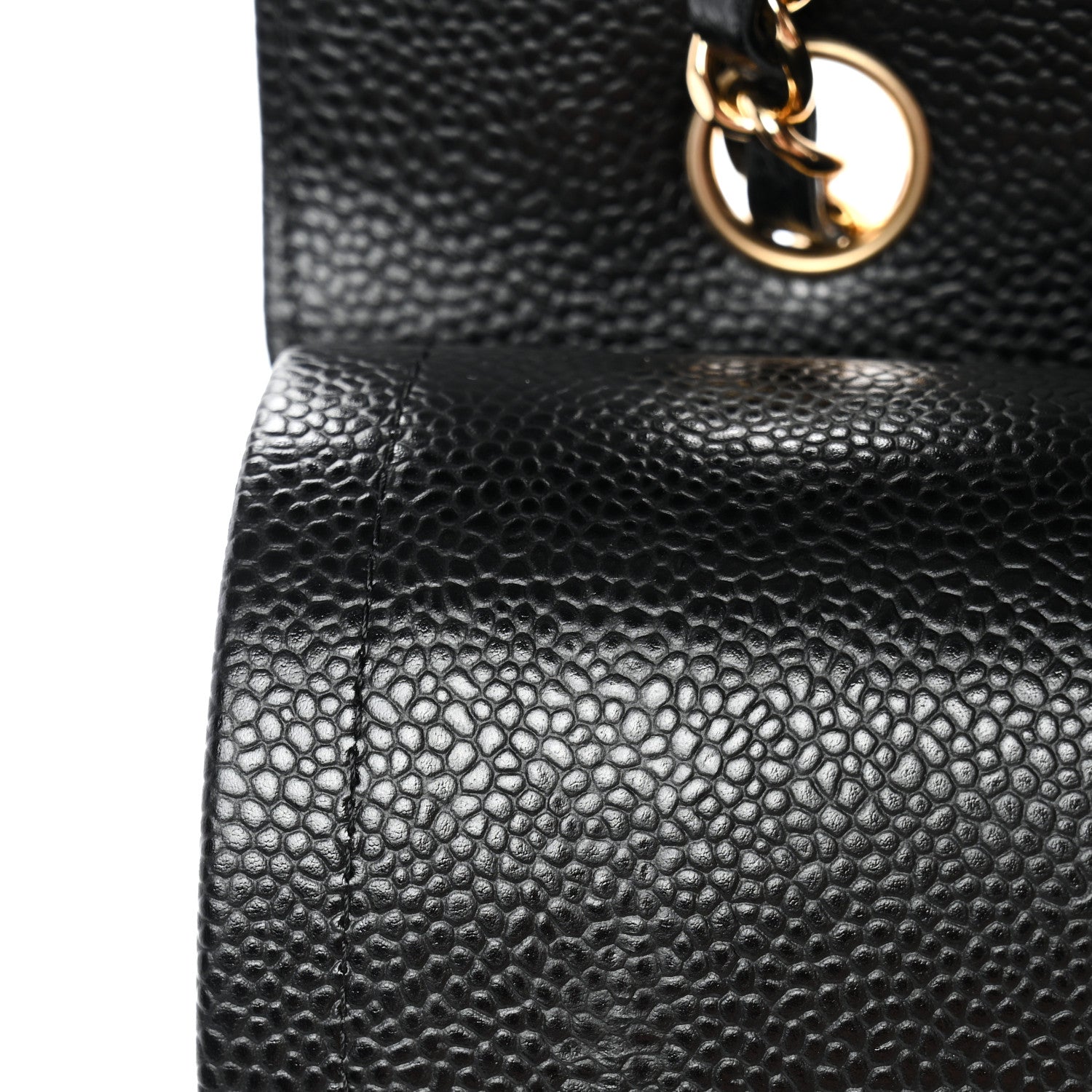 Chanel Caviar Quilted Medium Double Flap Black 12 of 13