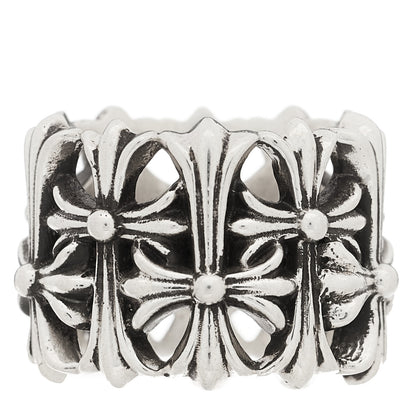 Chrome Hearts Sterling Silver Cemetery Cross Ring 54 6.75 3 of 7
