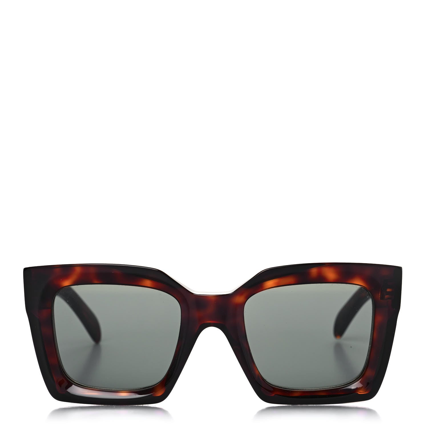 Celine Acetate Square Sunglasses CL401301 Tortoise 2 of 6