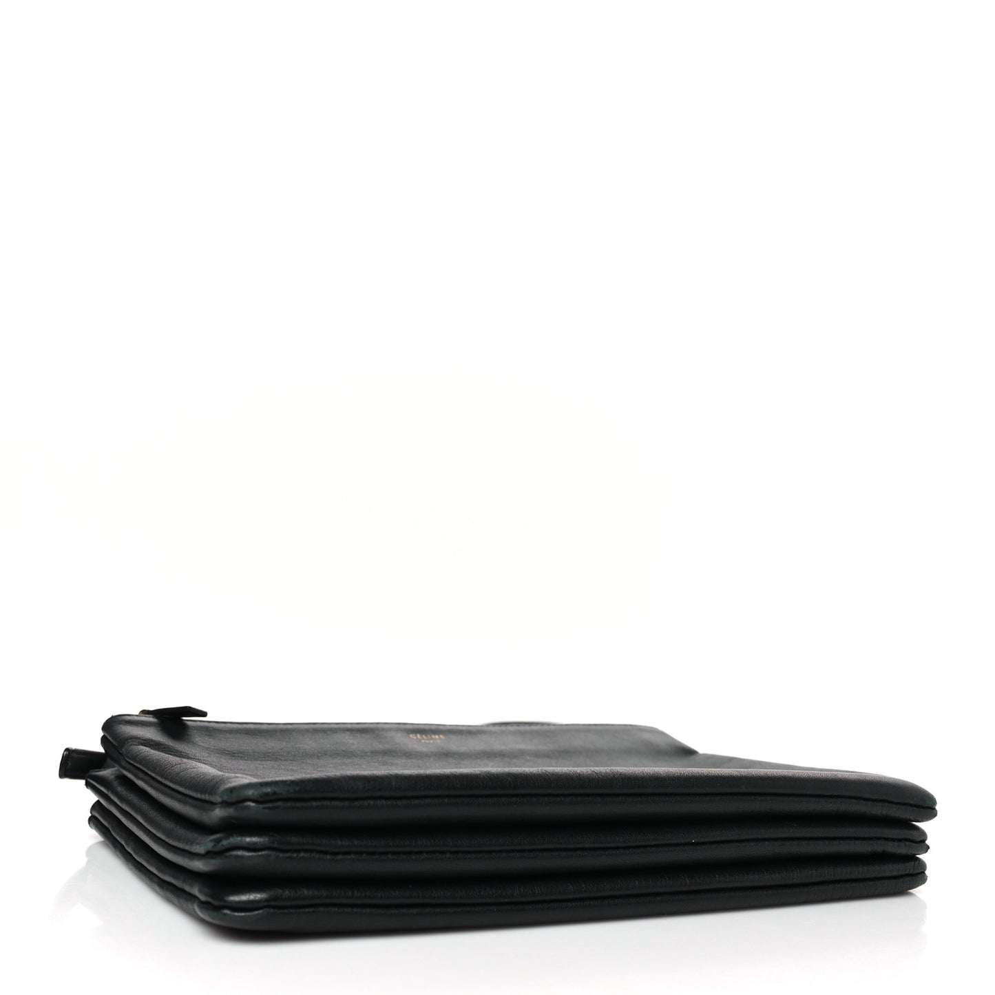 Lambskin Large Trio Crossbody Bag Black