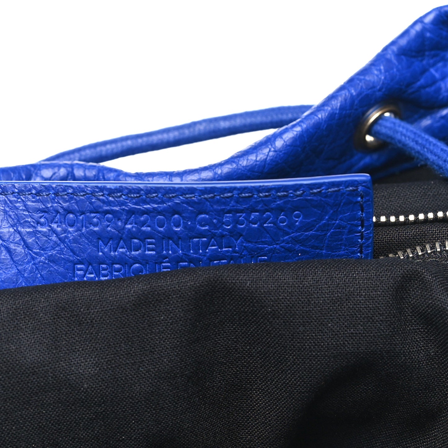 Agneau Classic Silver Hardware S Traveler Backpack Bleu Lazuli